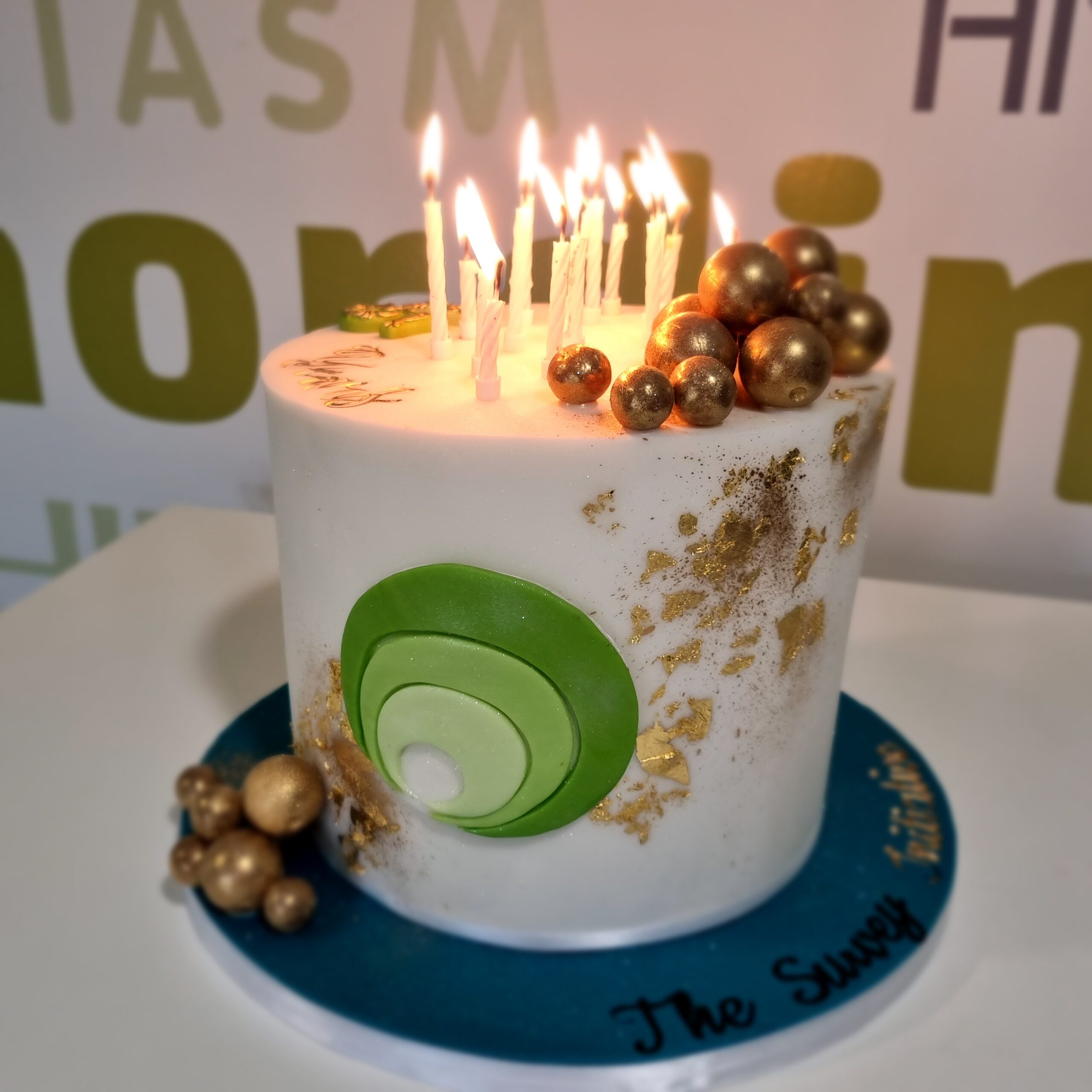 Engage their people with cake!