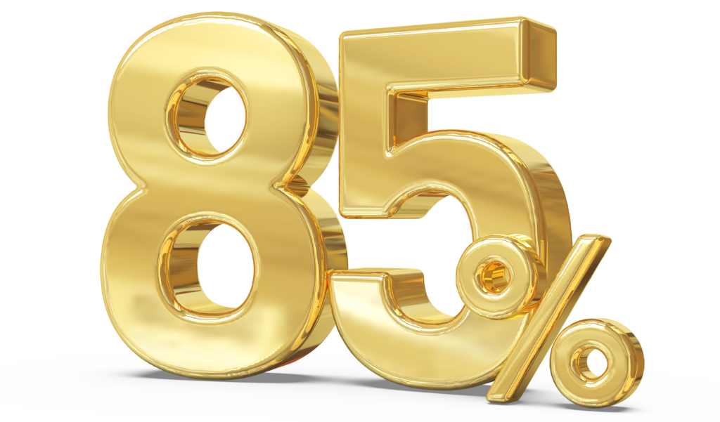 The 85% rule